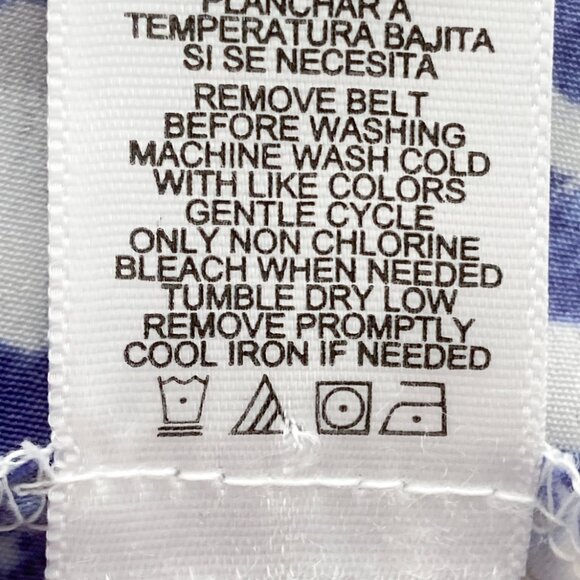 Peter Som for Design Nation Shibori & Tie Dye Belted Shirt Dress - Picture 16 of 16